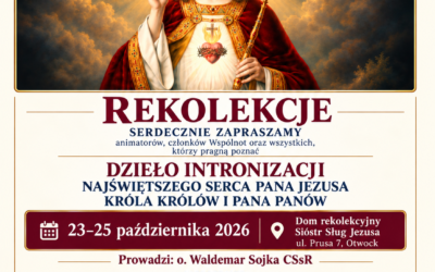 Rekolekcje dla Metropolii Warszawskiej w Otwocku 23–25 października 2026 r.
